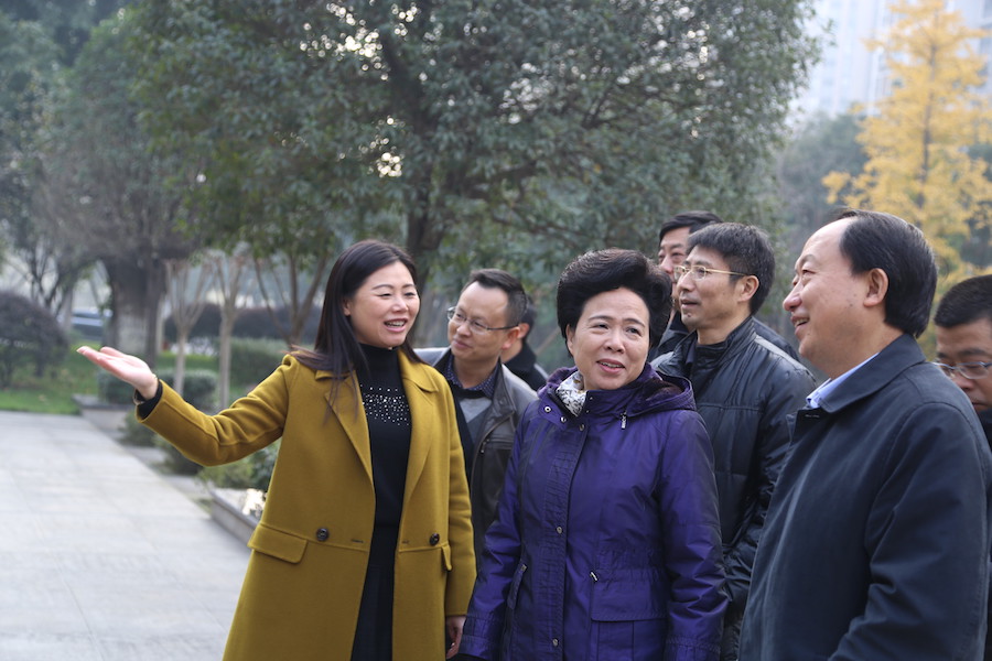 1 黄彦蓉副省长向李笑非校长了解学校沿革.JPG